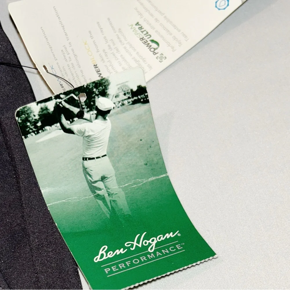 BEN HOGAN Men's Grey Performance Golf Pants Size 30x32